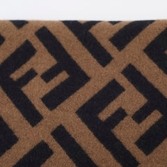 Fendi FF Cashmere Scarf Brown/Black