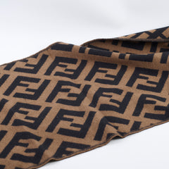 Fendi FF Cashmere Scarf Brown/Black