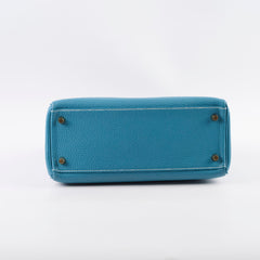 Hermes Kelly 28 Blue Jeans - Stamp B