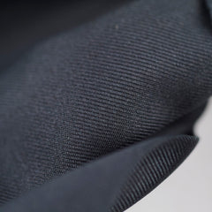 Chanel Silk Bow Hairclip Black