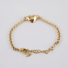 Chanel Heart Bracelet Costume Jewellery