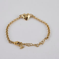 Chanel Heart Bracelet Costume Jewellery