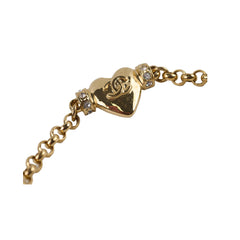 Chanel Heart Bracelet Costume Jewellery