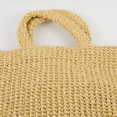 Prada Raffia Tote Bag Small