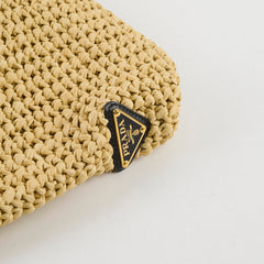 Prada Raffia Tote Bag Small