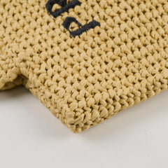Prada Raffia Tote Bag Small