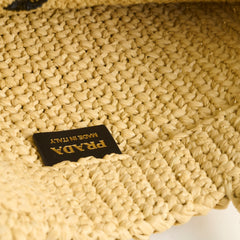 Prada Raffia Tote Bag Small