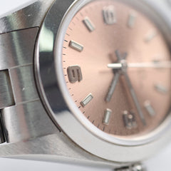 Rolex Oyster Perpetual 24mm Salmon Pink Dial