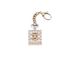 Chanel Crystal Perfume Keychain Costume Jewellery