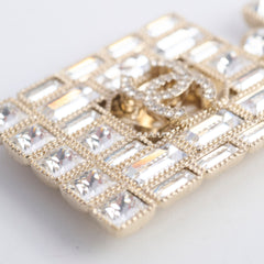 Chanel Crystal Perfume Keychain Costume Jewellery