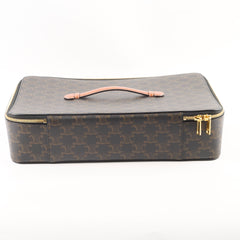 Celine Triomphe Canvas Travel Cube