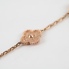 Van Cleef & Arpels Vintage 5 Motifs Bracelet Rose Gold 2024