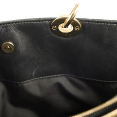 Christian Dior Cannage Shopper Tote Black