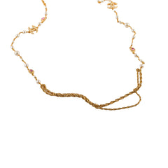 Chanel Pearl Double Chain Necklace