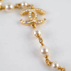 Chanel Pearl Double Chain Necklace
