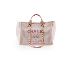 Chanel Deauville Tote Medium Pink