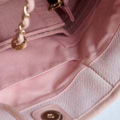 Chanel Deauville Tote Medium Pink