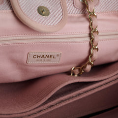 Chanel Deauville Tote Medium Pink