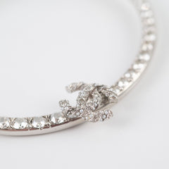 Chanel Metiers D'art Paris Hamburg 2017/18 Crystal Anchor Hoop Earrings Costume Jewellery