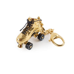 Chanel Gold-Tone Roller Skate Bag Charm/Keychain