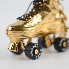 Chanel Gold-Tone Roller Skate Bag Charm/Keychain
