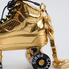 Chanel Gold-Tone Roller Skate Bag Charm/Keychain