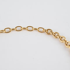 Chanel Gold Camelia Flower Pendant with Pearls Necklace Costume Jewellery