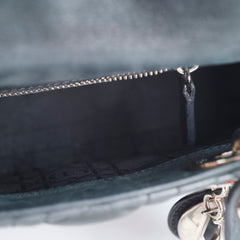 Dior Mini Lady Dior Black Shimmer SHW