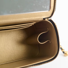 Chanel Pearl Crush Vanity Black Lambskin