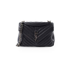 Saint Laurent Medium College Bag Black