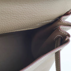 Hermes Kelly 28 Etoupe GHW W Stamp