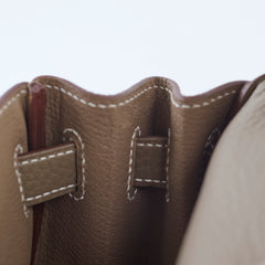 Hermes Kelly 28 Etoupe GHW W Stamp