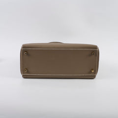 Hermes Kelly 28 Etoupe GHW W Stamp