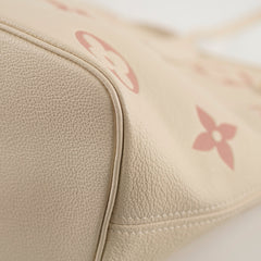 Louis Vuitton Empreinte Neverfull MM Monogram Cream