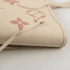 Louis Vuitton Empreinte Neverfull MM Monogram Cream