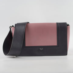 Celine Medium Frame Bag Pink Navy