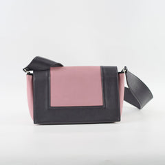 Celine Medium Frame Bag Pink Navy