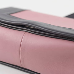 Celine Medium Frame Bag Pink Navy