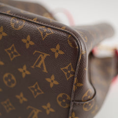 Louis Vuitton Neo Noe MM Monogram Red Microchip