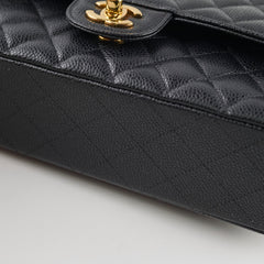 Chanel Caviar Medium/Large Classic Flap Black