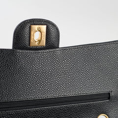 Chanel Caviar Medium/Large Classic Flap Black