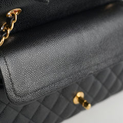 Chanel Caviar Medium/Large Classic Flap Black