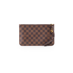 Louis Vuitton Neverfull Pouch Monogram Damier Ebene