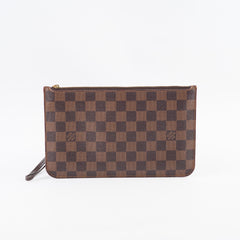 Louis Vuitton Neverfull Pouch Monogram Damier Ebene