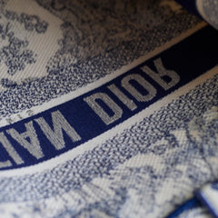 Dior Medium Book Tote Ecru & Blue Toile de Jouy