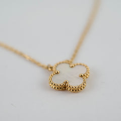 Van Cleef & Arpels Vintage Alhambra Mother of Pearl MOP Necklace