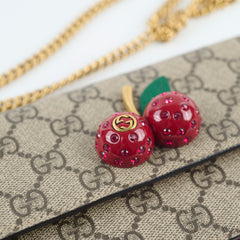 Gucci GG Supreme Mini Bag with Cherries