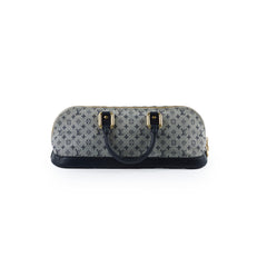 Louis Vuitton Mini Lin Monogram Horizontal Alma Navy