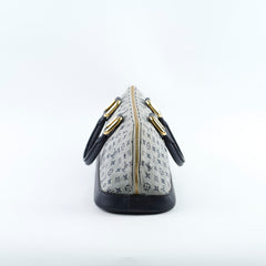 Louis Vuitton Mini Lin Monogram Horizontal Alma Navy