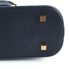 Louis Vuitton Mini Lin Monogram Horizontal Alma Navy